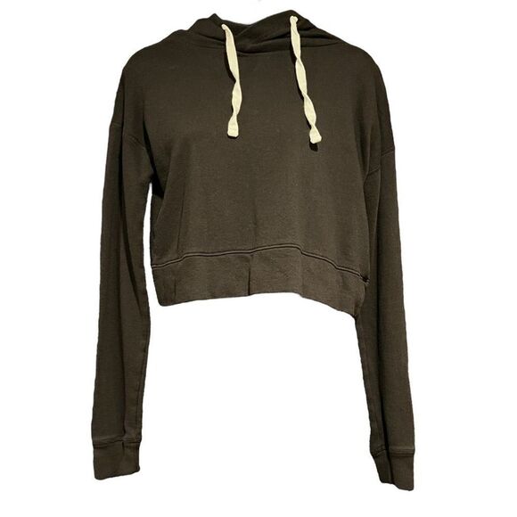 SO Black Cropped Hoodie Junior’s XS - Picture 1 of 3